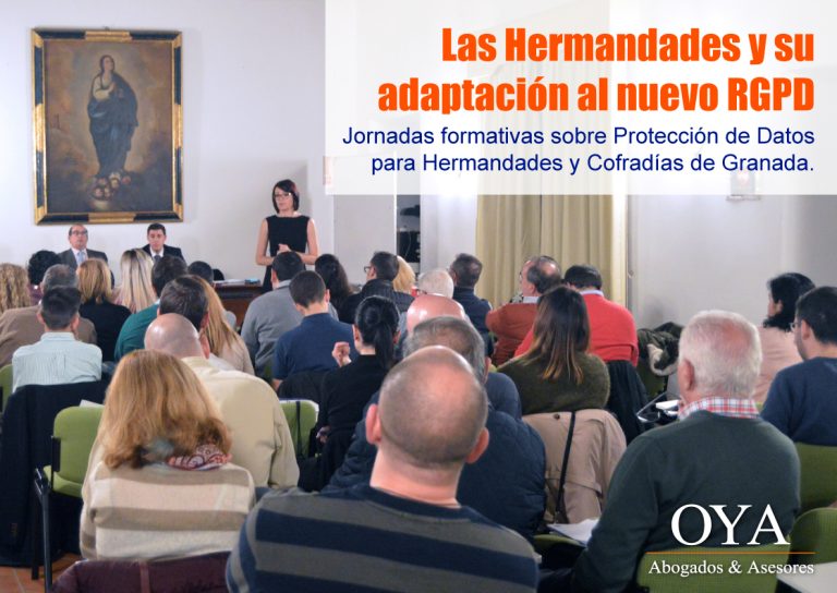 Jornadas formativas sobre Protección de Datos para Hermandades y Cofradías de Granada