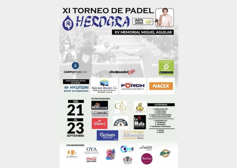 XI Torneo de Pádel Herogra en Granada