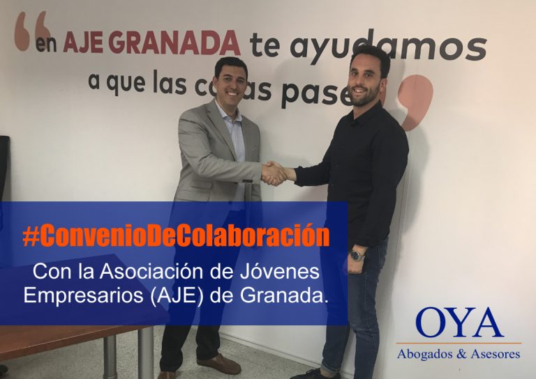 Convenio de colaboración con la Asociación de Jóvenes Empresarios de Granada